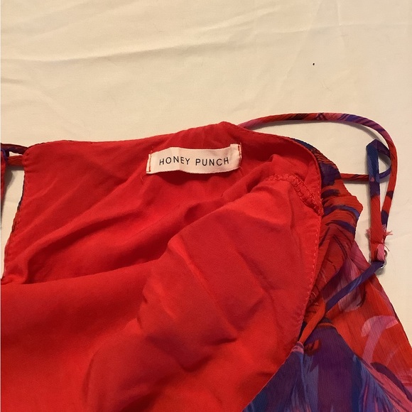 Honey Punch Women’s Sundress Asymmetrical Hemline - Picture 6 of 7